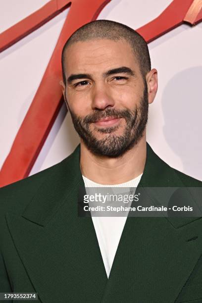 Tahar Rahim attends the "Napoleon" World Premiere at Salle Pleyel on November 14, 2023 in Paris, France.