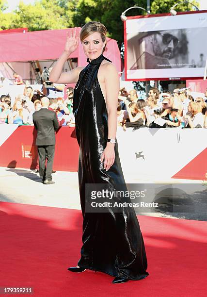 Evelyne Brochu attends 'Tom At The Farm' Premiere during the 70th Venice International Film Festival at the Palazzo del Cinema on September 2, 2013...