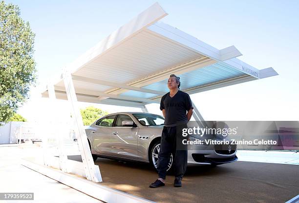 Director Kim Ki-duk attends the 70th Venice International Film Festival at Terrazza Maserati on September 2, 2013 in Venice, Italy.