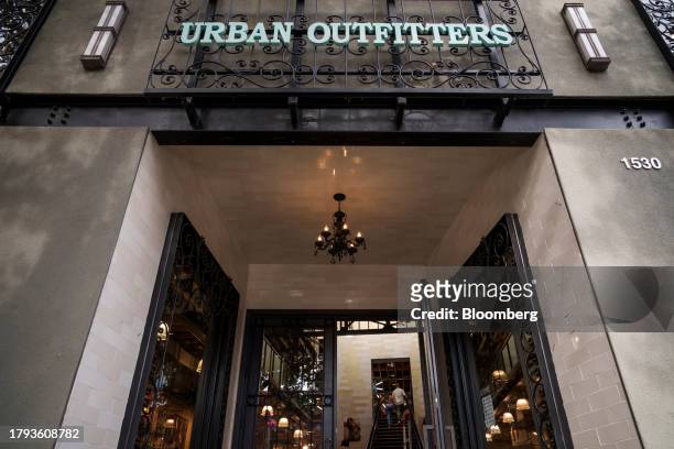 An Urban Outfitters store in Walnut Creek, California, US, on Friday, Nov. 17, 2023. Urban Outfitters Inc. Is expected to release earnings figures on...