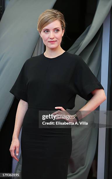 Actress Evelyne Brochu attends the 'Tom And The Farm' Photocall during the 70th Venice International Film Festival at the Palazzo del Casino on...