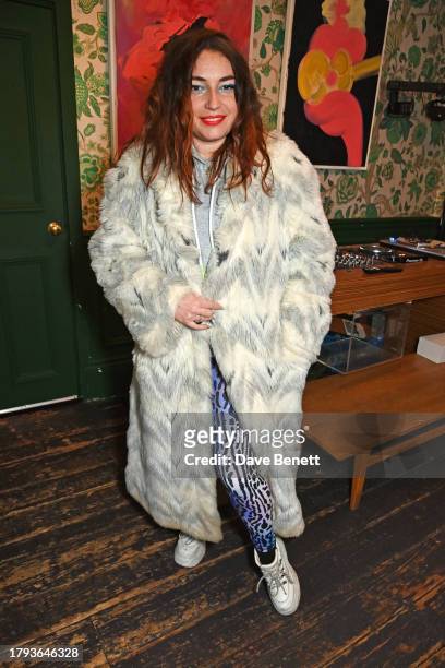Lois Winstone attends the launch of Collette Cooper's new Christmas album "Darkside Of Christmas: Chapters 1 & 2" at The Groucho Club on November 20,...