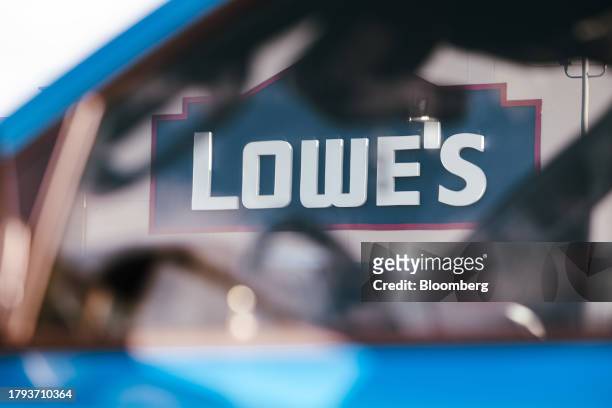Lowe's store in Hudson, New York, US, on Tuesday, Nov. 14, 2023. Lowe's Cos. Is expected to release earnings figures on November 21. Photographer:...