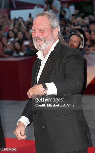 Director Terry Gilliam attends 'The Zero Theorem' Premiere during the 70th Venice International Film Festival at the Palazzo del Cinema on September...