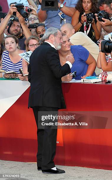 Director Terry Gilliam attends 'The Zero Theorem' Premiere during the 70th Venice International Film Festival at the Palazzo del Cinema on September...