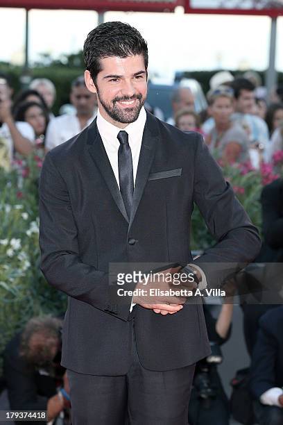 Miguel Angel Munez attends 'The Zero Theorem' Premiere during the 70th Venice International Film Festival at the Palazzo del Cinema on September 2,...