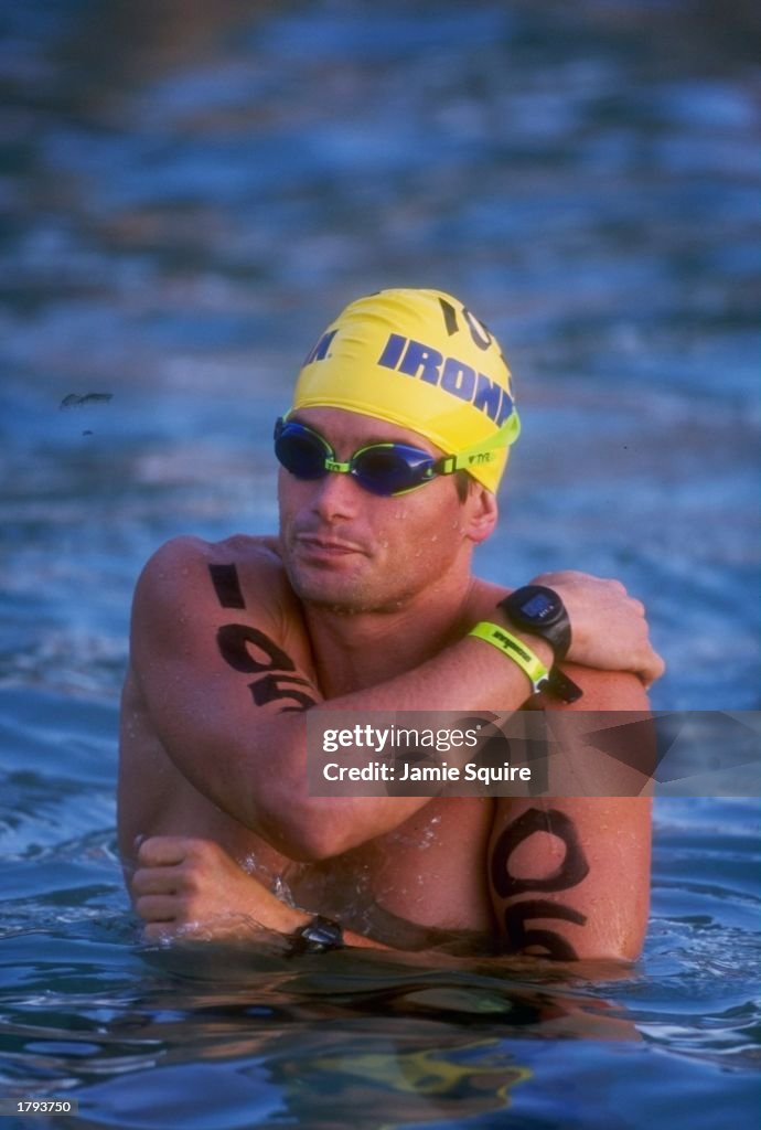 Adam Redfield Adam Redford of Australia performs during the Ironman Triathlon in ...