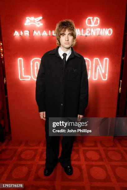 Gene Gallagher attends the Graydon Carter and Valentino celebration of Air Mail's London List at Langan's on November 14, 2023 in London, England.