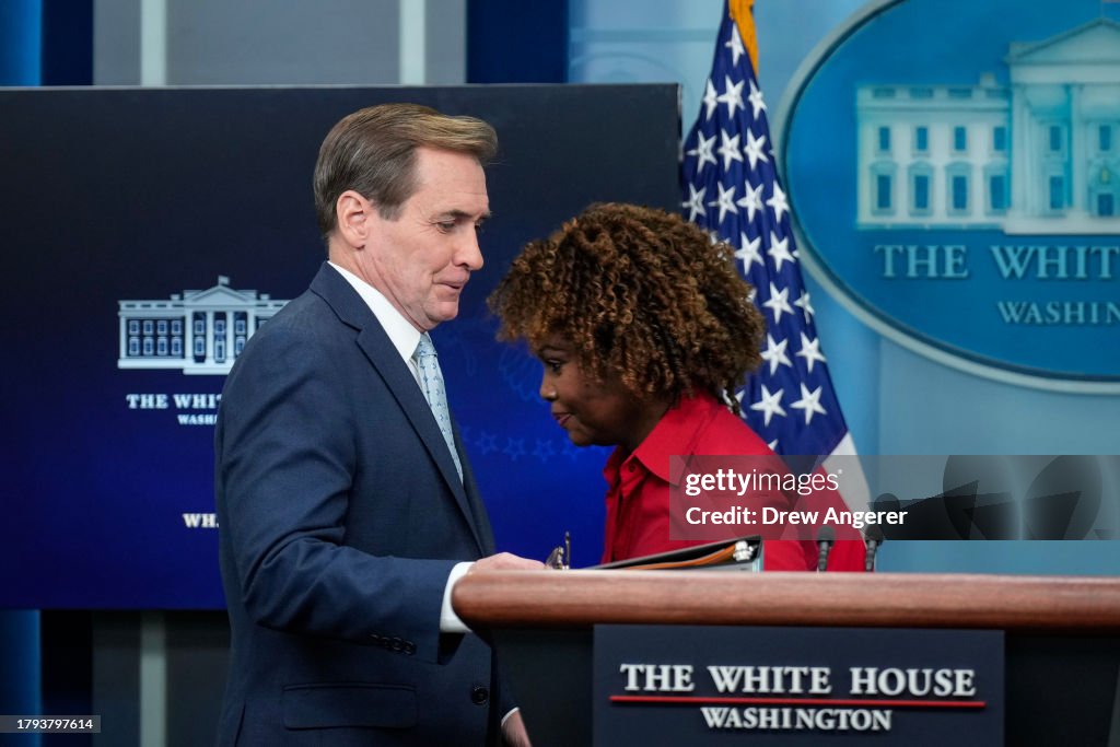 White House Media Briefing Held By Press Secretary Karine Jean-Pierre
