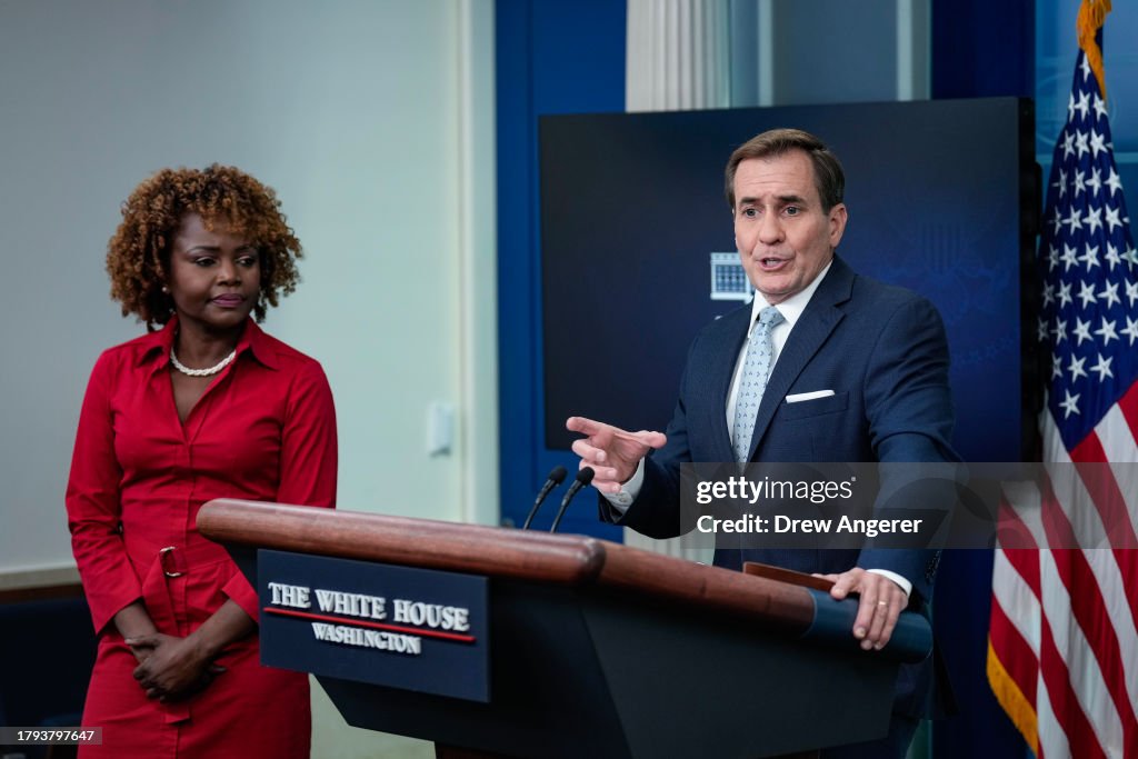 White House Media Briefing Held By Press Secretary Karine Jean-Pierre