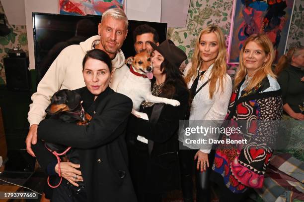 Sadie Frost, Simon King, Raffaello DeGruttola, Collette Cooper, Laura Whitmore and Andrea Lowe attend the launch of Collette Cooper's new Christmas...