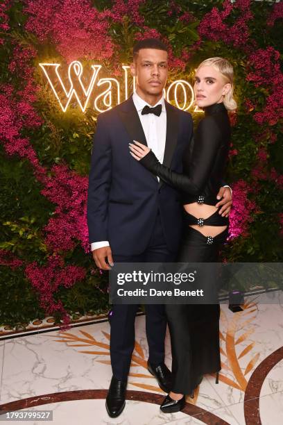 Mkulu Lee and Tigerlily Taylor attend the Walpole British Luxury Awards 2023 at The Dorchester on November 20, 2023 in London, England.