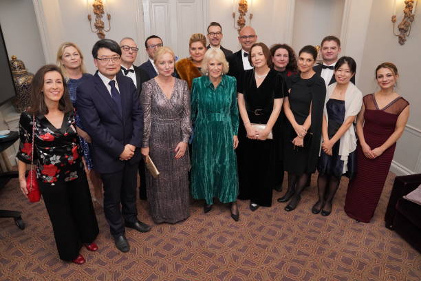 GBR: Queen Camilla Attends The Foreign Press Association Awards