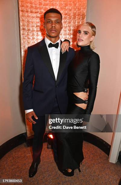 Mkulu Lee and Tigerlily Taylor attend the Walpole British Luxury Awards 2023 at The Dorchester on November 20, 2023 in London, England.