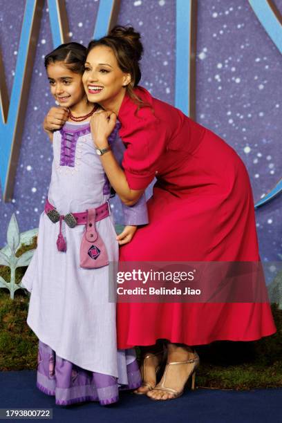 Seema Jaswal attends the "Wish" UK Premiere at Odeon Luxe Leicester Square on November 20, 2023 in London, England.