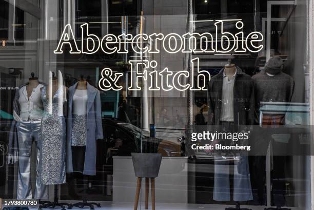 An Abercrombie & Fitch store in New York, US, on Monday, Nov. 20, 2023. Abercrombie & Fitch Co. Is scheduled to release earnings figures on November...