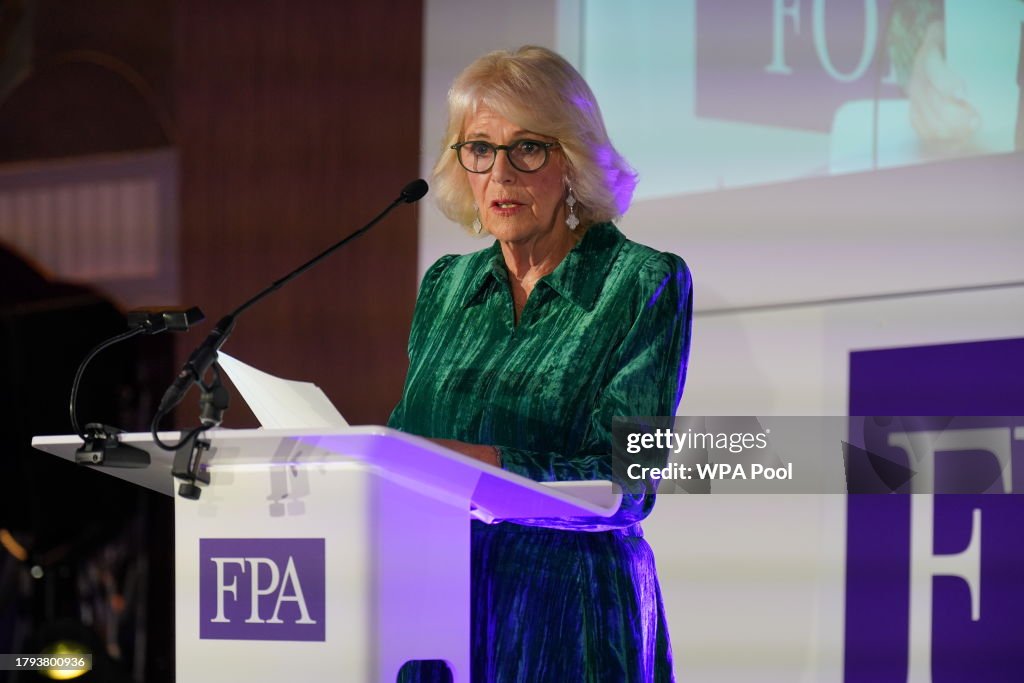 Queen Camilla Attends The Foreign Press Association Awards