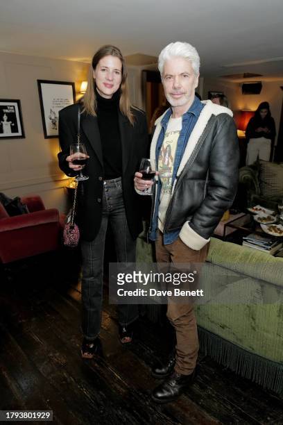 Jessica Chatterton and guest attend a special screening of Netflix's "Fair Play" at Soho House on November 20, 2023 in London, England.