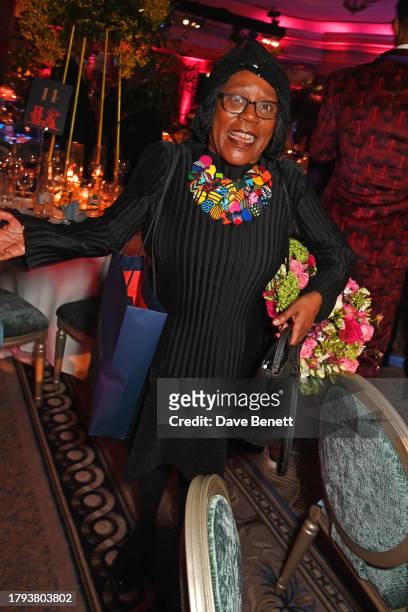 Sonia Boyce attends the Walpole British Luxury Awards 2023 at The Dorchester on November 20, 2023 in London, England.