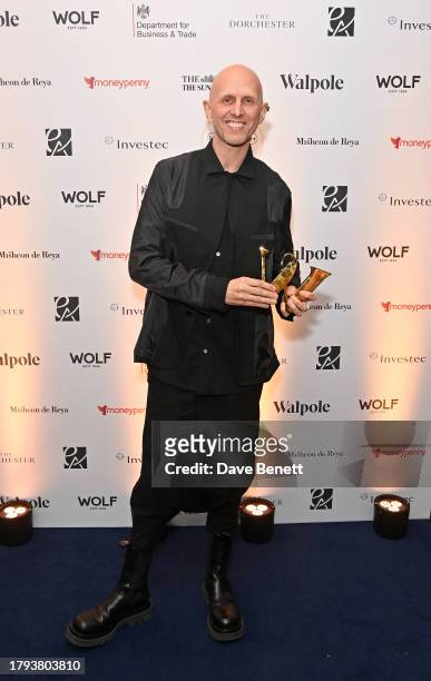 Wayne McGregor, winner of the Artistic Pioneer award, attends the Walpole British Luxury Awards 2023 at The Dorchester on November 20, 2023 in...