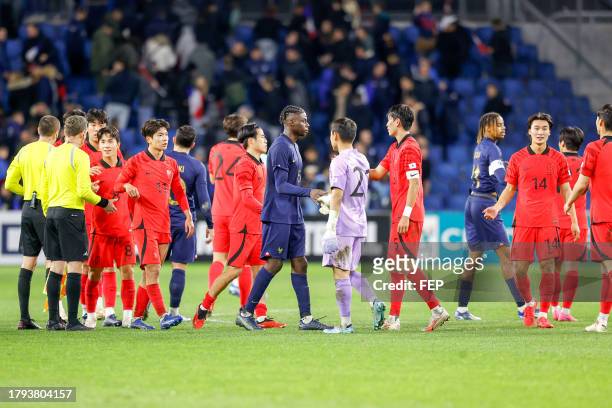 Lesley UGOCHUKWU during the friendly match between France U21 and South Korea U21 on November 20, 2023 in Le Havre, France.