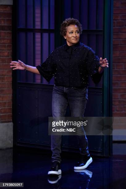 Episode 1450 -- Pictured: Comedian Wanda Sykes arrives on November 20, 2023 --