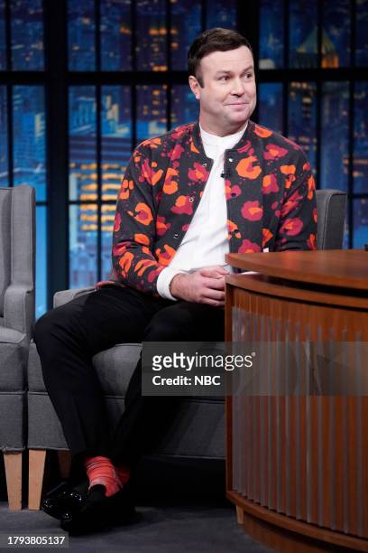Episode 1450 -- Pictured: Comedian Taran Killam during an interview on November 20, 2023 --