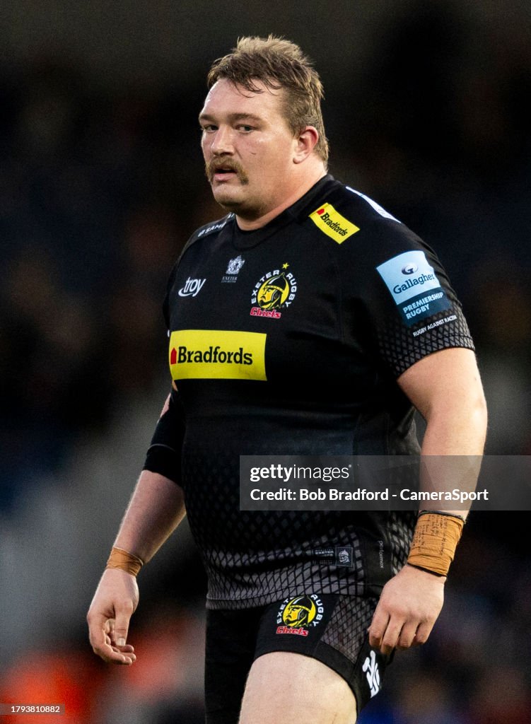 Exeter Rugby Colours Exeter Chiefs' Ehren Painter during the Gallagher Premiership Rugby ...