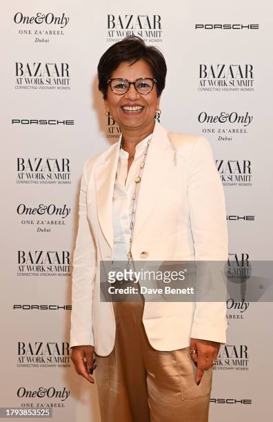 Managing Director of Amazon Web Services Tanuja Randery attends the Harper's Bazaar At Work Summit, in partnership with Porsche and One&Only One...