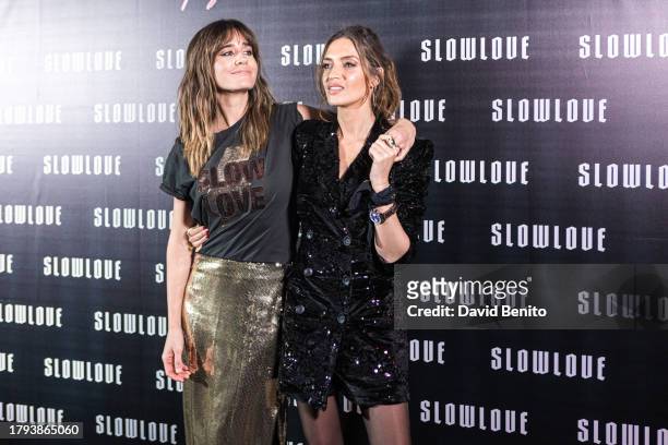 Isabel Jimenez and Sara Carbonero attend the "Night Club" performance of Slow Love by Sara Carbonero and Isabel Jimenez on November 14, 2023 in...