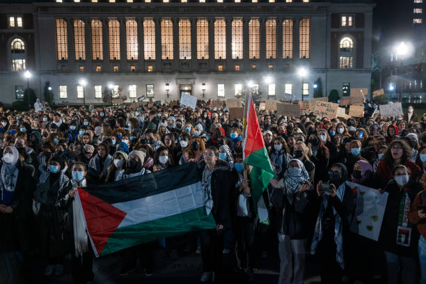 NY: Pro-Palestinian Rally Held On Columbia University Campus