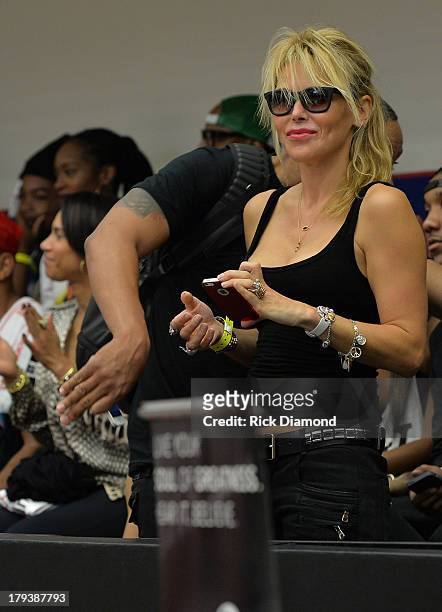 Neuro Brands Chairperson, CEO and Founder Diana Jenkins, during Neuro Drinks At LudaDay Weekend Celebrity Basketball Game at GSU Sports Arena on...