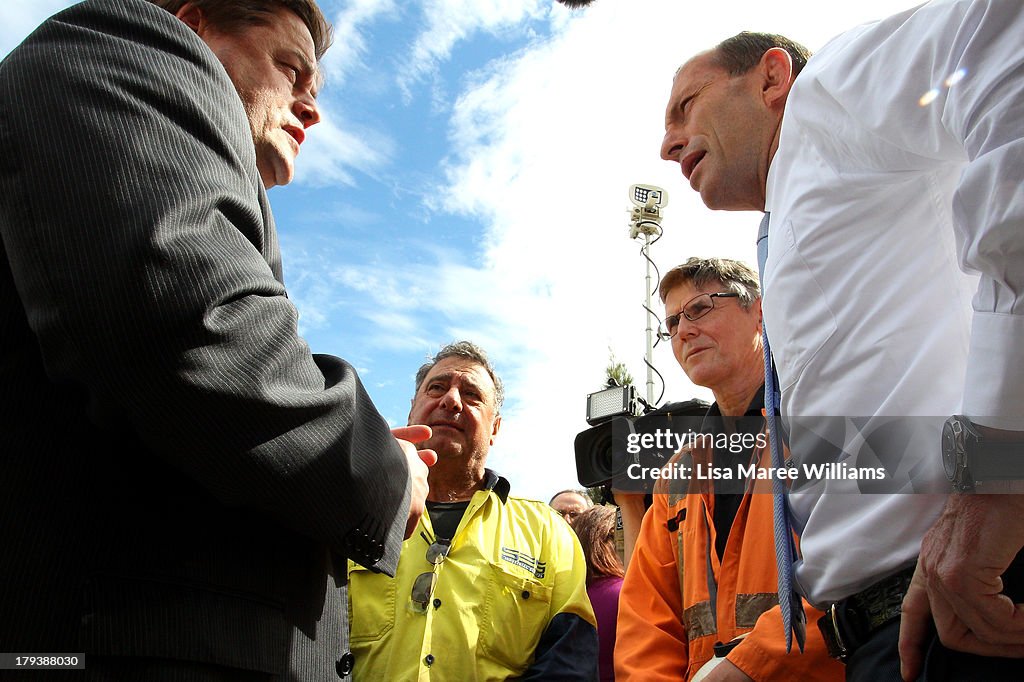 Tony Abbott Visits Adelaide As Marginal Seats Threatened