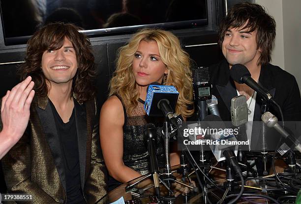 The Band Perry Reid Perry, Kimberly Perry and Neil Perry attend BMI, SESAC and Big Machine Label Group Celebrate The Band Perry's hit "Done" at the...