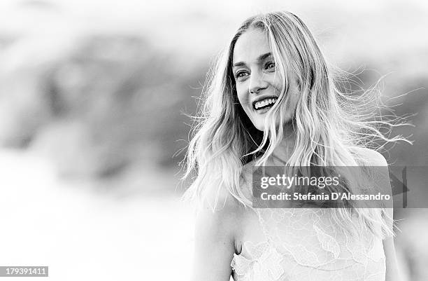 Patroness Eva Riccobono attends a photocall during the 70th Venice International Film Festival on August 27, 2013 in Venice, Italy.