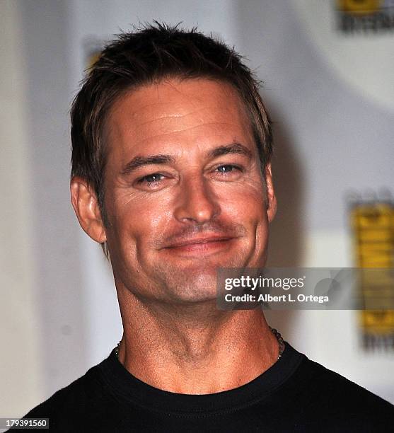 Actor Josh Holloway participates in the "Intelligence" Panel on Day 1 of the 2013 Comic-Con International held at San Diego Convention Center on...