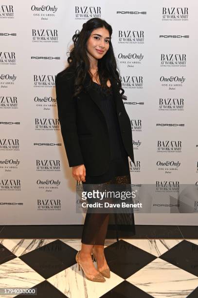 Co-Founder of Malala Fund Shiza Shahid attends the Harper's Bazaar At Work Summit, in partnership with Porsche and One&Only One Za'abeel, at Raffles...
