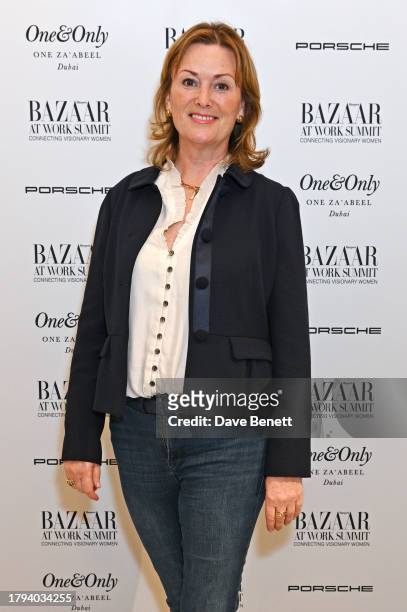 Founder of Childs Farm Joanna Jensen attends the Harper's Bazaar At Work Summit, in partnership with Porsche and One&Only One Za'abeel, at Raffles...