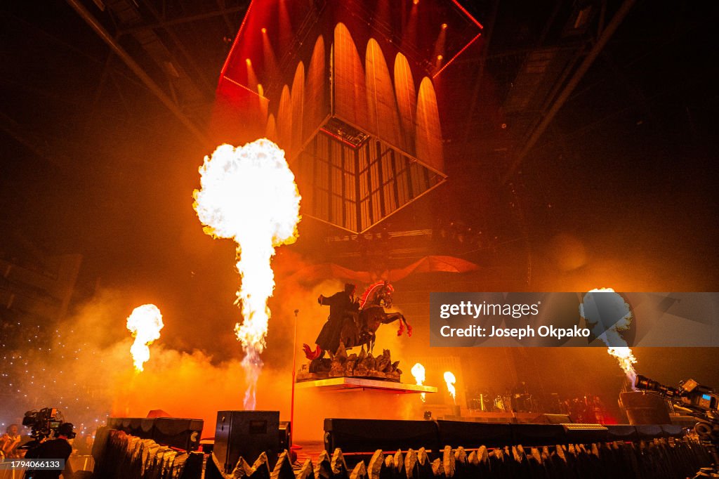 Rema O2 Pictures Rema performs at The O2 Arena on November 14, 2023 in London, England ...