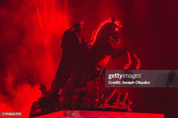 Rema O2 Pictures Rema performs at The O2 Arena on November 14, 2023 in London, England ...