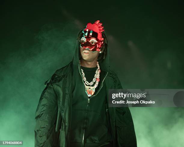 Rema O2 Pictures Rema performs at The O2 Arena on November 14, 2023 in London, England ...