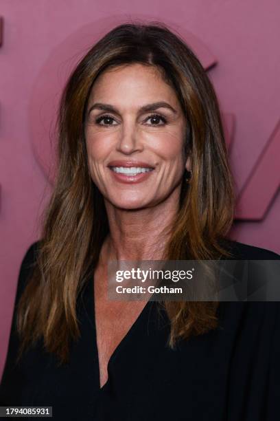 Cindy Crawford attends Planet Omega Hosts Fashion Panel & Cocktail Reception at Chelsea Factory on November 14, 2023 in New York City.