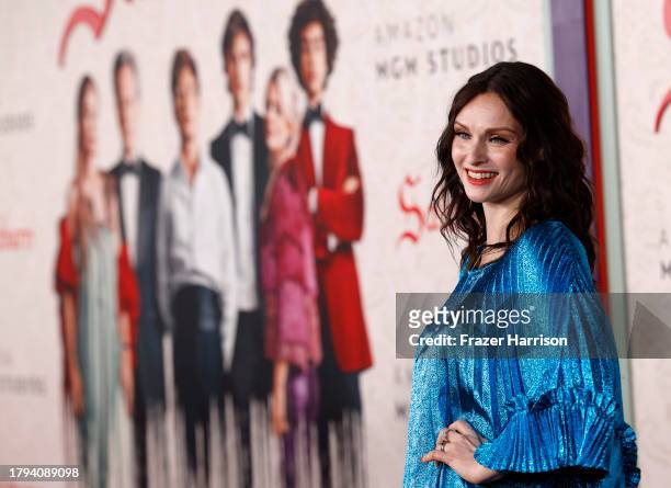 Sophie Ellis-Bextor attends the Los Angeles Premiere Of MGM's "Saltburn" at The Theatre at Ace Hotel on November 14, 2023 in Los Angeles, California.