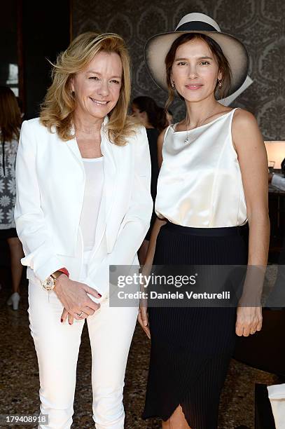 Chopard co-president and artistic director Caroline Scheufele and actress and jury member Virginie Ledoyen attend Chopard during the 70th Venice...