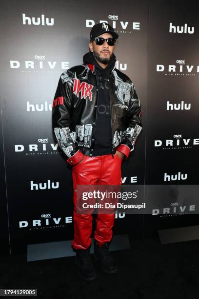 Swizz Beatz attends the "Drive with Swizz Beatz" New York screening at Classic Car Club Manhattan on November 14, 2023 in New York City.