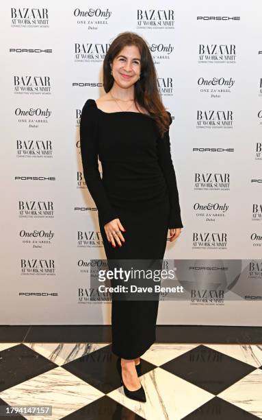 Marie-Claire Chappet attends the Harper's Bazaar At Work Summit, in partnership with Porsche and One&Only One Za'abeel, at Raffles London at The OWO...