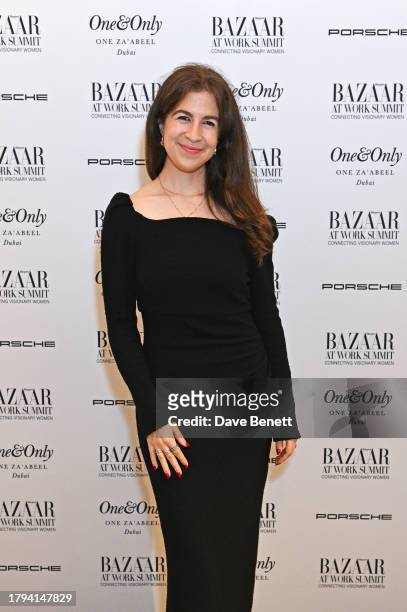 Marie-Claire Chappet attends the Harper's Bazaar At Work Summit, in partnership with Porsche and One&Only One Za'abeel, at Raffles London at The OWO...