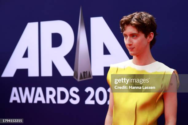 Troye Sivan attends the 2023 ARIA Awards at Hordern Pavilion on November 15, 2023 in Sydney, Australia.