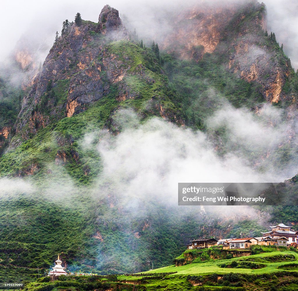 Zhagana Village, Gansu China