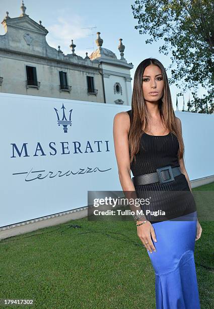 Actress Elisabetta Gregoraci attends the 70th Venice International Film Festival at Terrazza Maserati on September 2, 2013 in Venice, Italy.